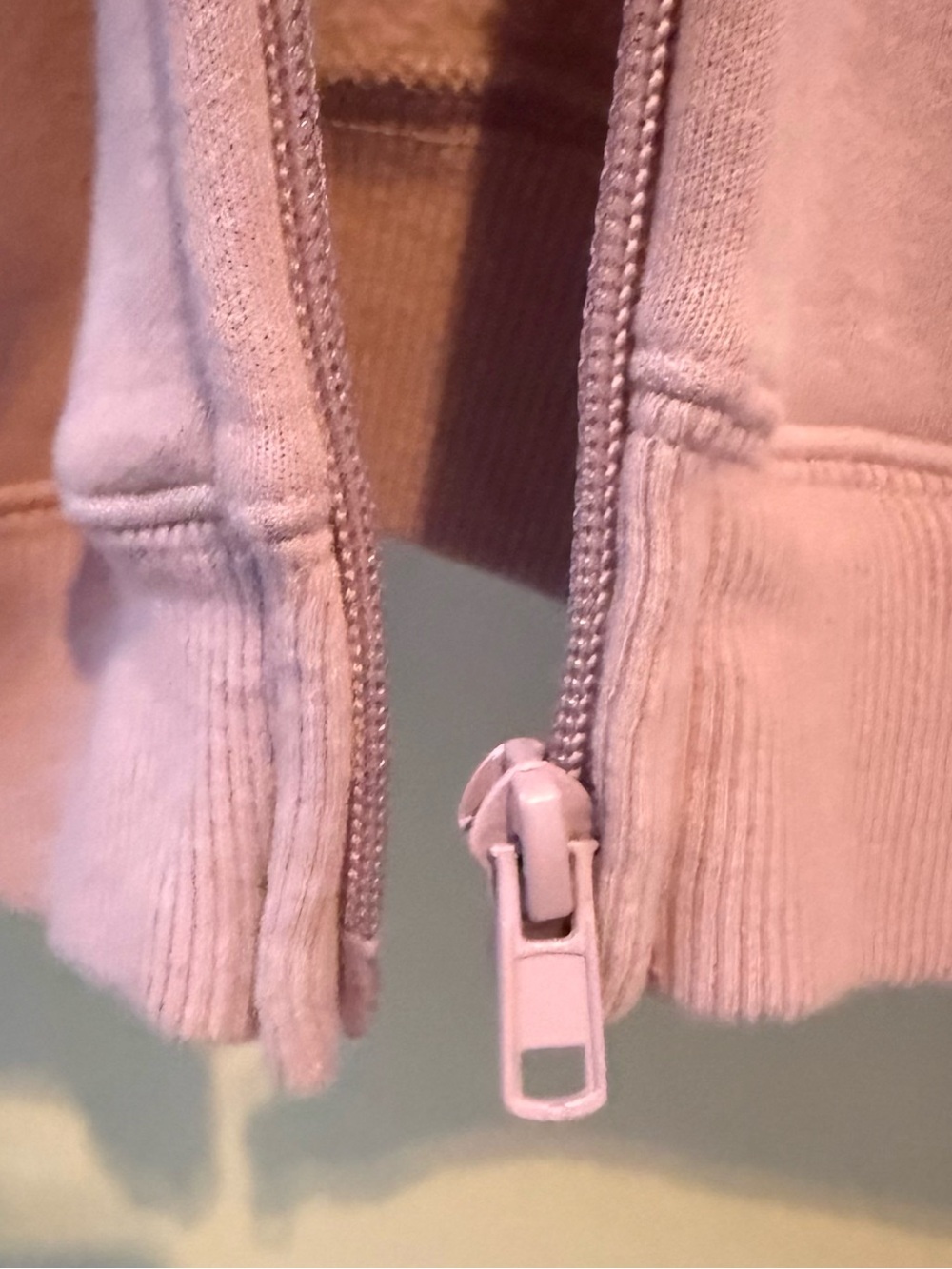 NWT🌸 SKIMS Dusk Pink Classic Cotton Fleece Zip Up Hoodie Jacket Sz M Medium New - Picture 3 of 7